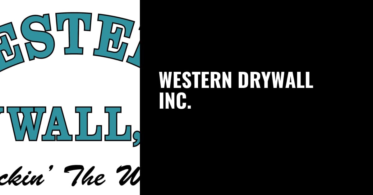 Western Drywall Inc.