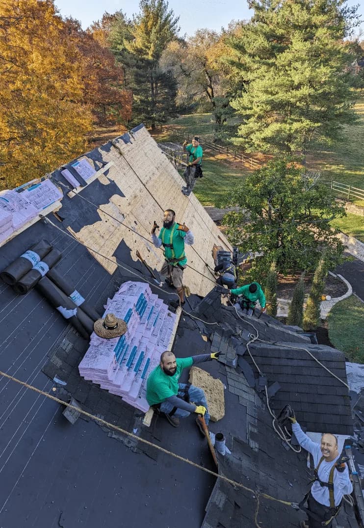 Andres Roofing Installing a New Roof