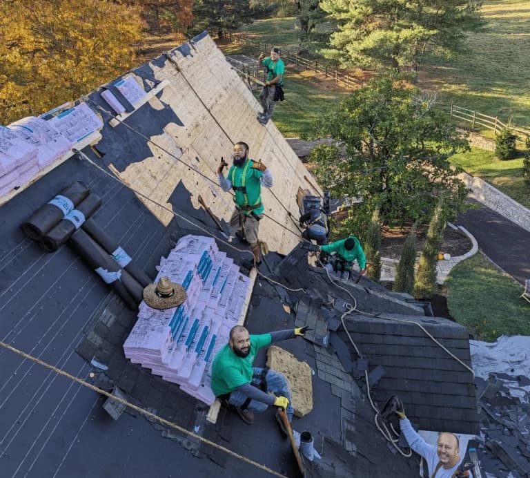 Andres Roofing Job Site