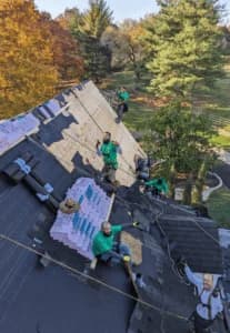 Andres Roofing Installing a New Roof
