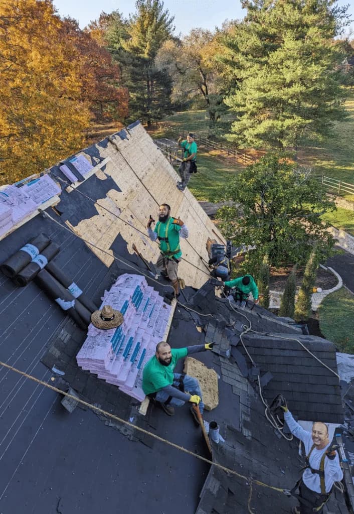 Andres Roofing Installing a New Roof