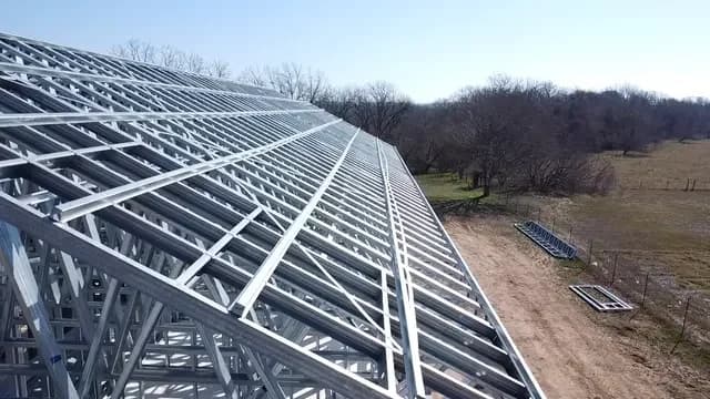 Steel framing erection by Trinity Construction Services
