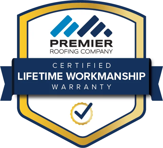 Premier Roofing Company Certified Lifetime Workmanship Warranty