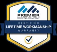 Premier Roofing Company Certified Lifetime Workmanship Warranty