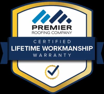 Premier Roofing Company Certified Lifetime Workmanship Warranty