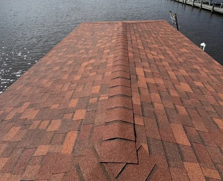 Dock house top view