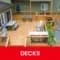 Beautiful, large backyard deck. Deck construction, build, and design in Hendersonville, TN