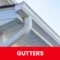 Close up image of rain gutters professionally installed on a home. Rain gutter installation and repair in Hendersonville, TN