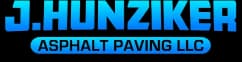 J. Hunziker Asphalt paving blue logo