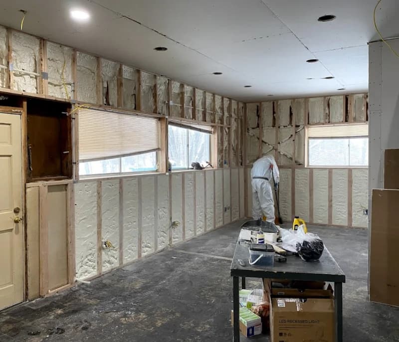 Interior Spray Foam Insulation portfolio photo