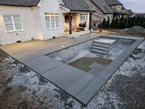 new concrete pool deck job - The Concrete Gentlemen