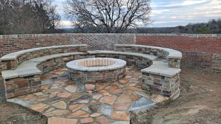 concrete fire pit installation - The Concrete Gentlemen