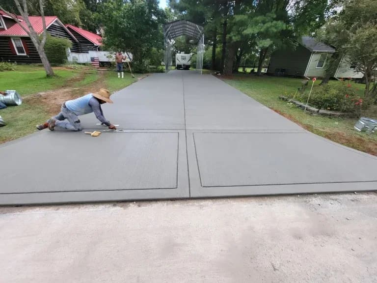 nashville concrete driveway project - The Concrete Gentlemen