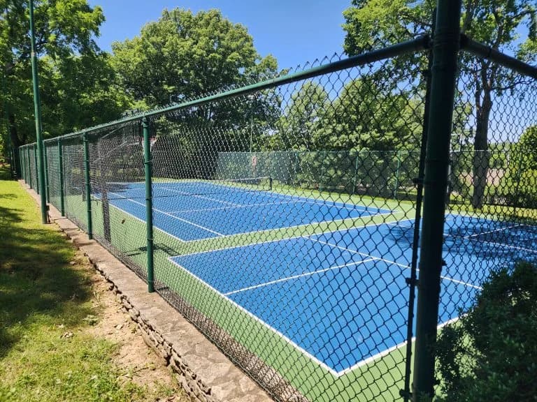 new concrete tennis court project - The Concrete Gentlemen