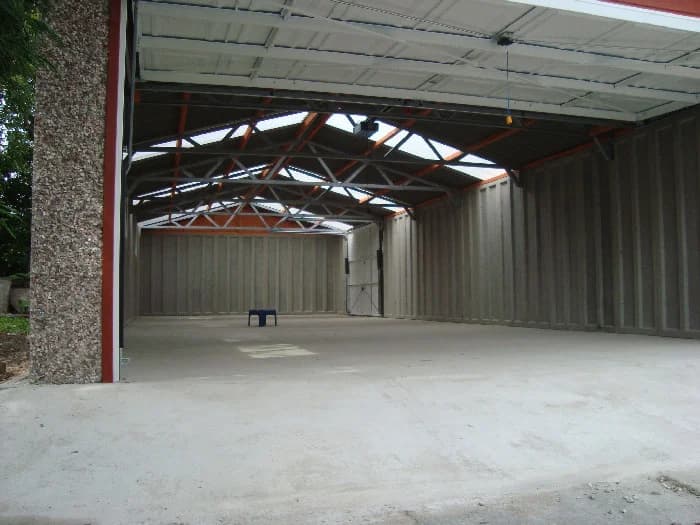 Garage concrete project in Queens
