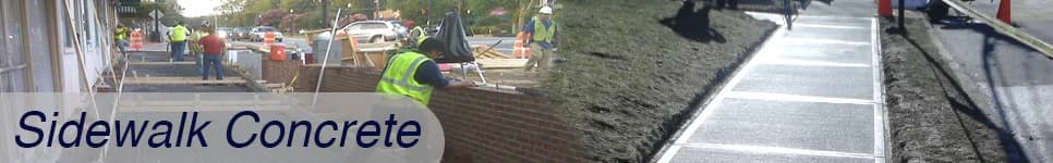 NYC sidewalk concrete installation and repair service