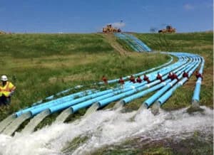 Mainline Contracting Dam Dewatering Project in South Dakota