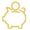 Piggy bank icon