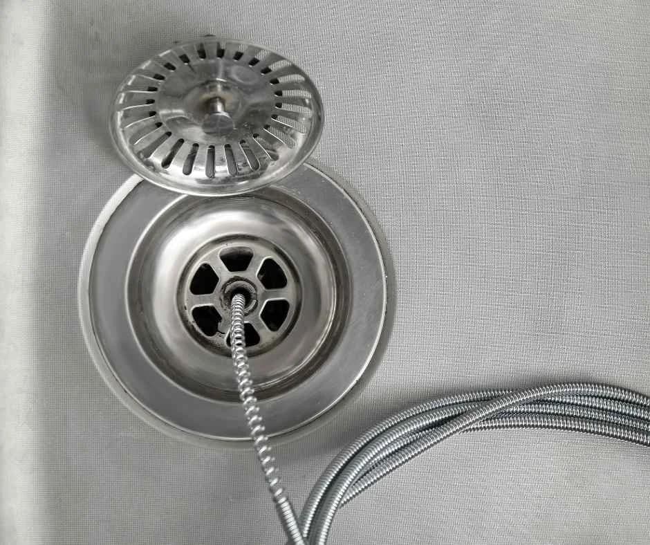 Snaking a drain