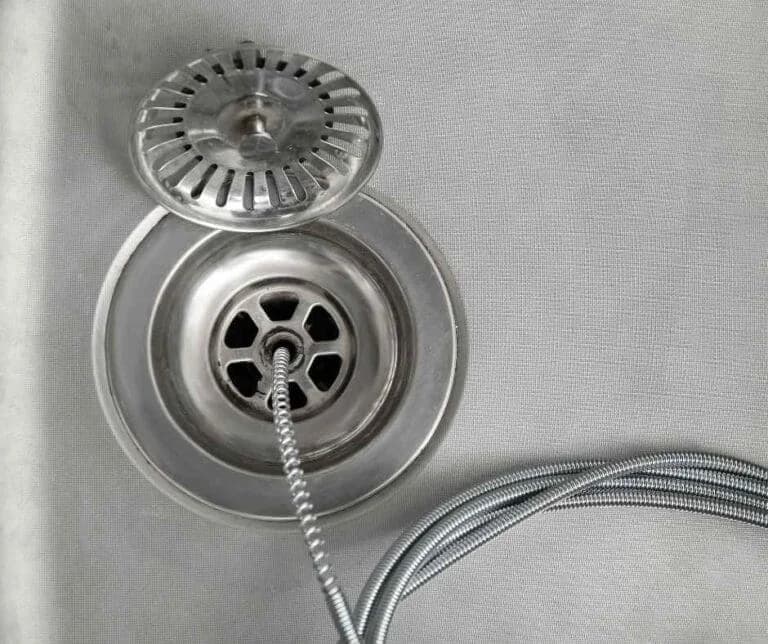 Snaking a drain