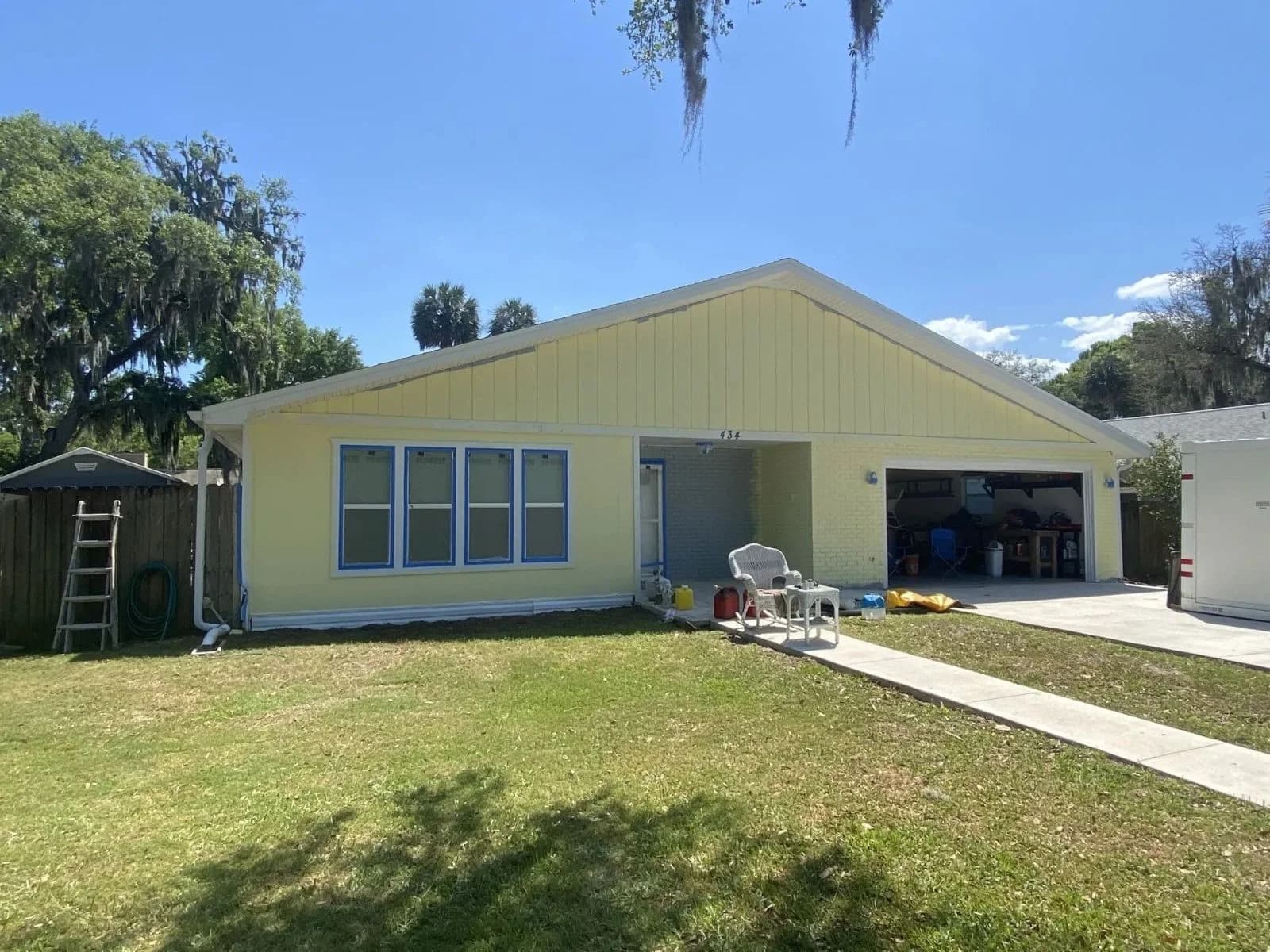 Home exterior painting