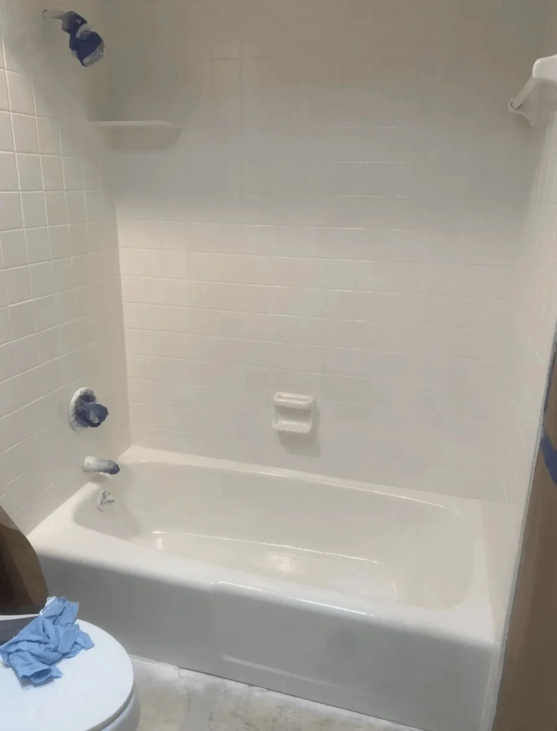 Bathtub resurfacing
