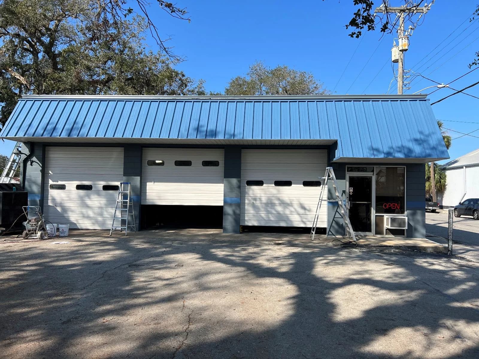 After the commercial painting service