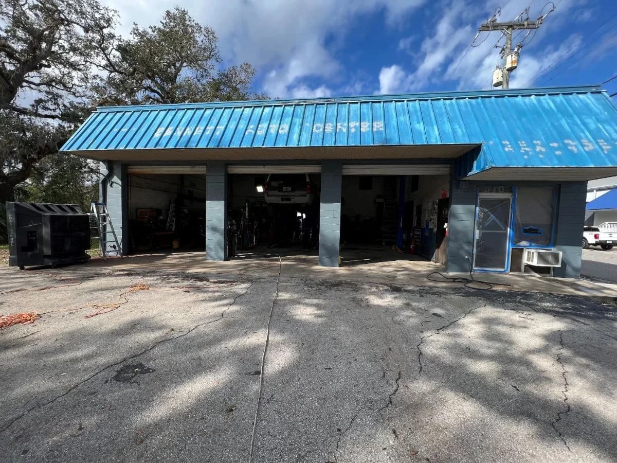 Before the commercial painting service