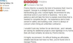 Premo Electric, San Diego portfolio photo