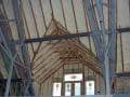 spray foam covering ceiling
