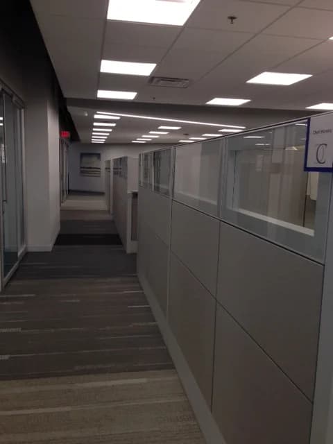 Office furniture installation