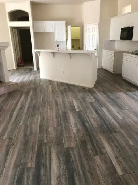 Laminate in open concept home