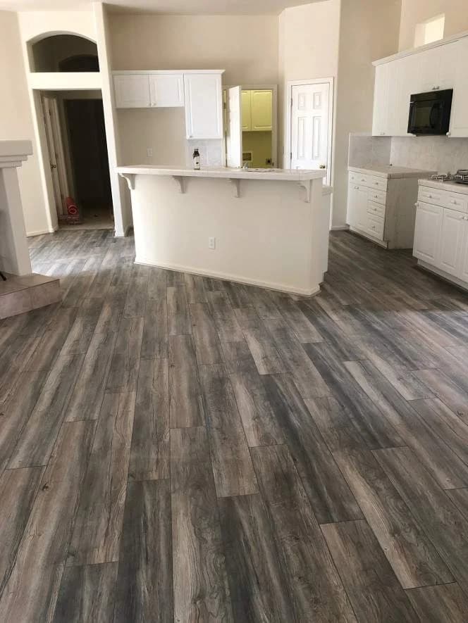 Laminate in open concept home