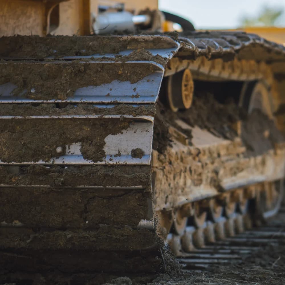 Close-up of tracks