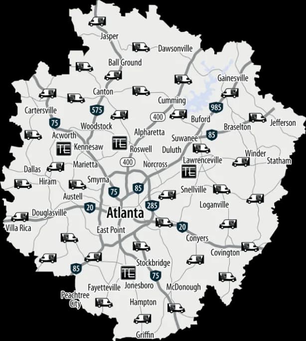 te-certified-service-area-map-with-vans