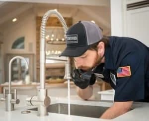 Kitchen Drain Being Unclogged 1