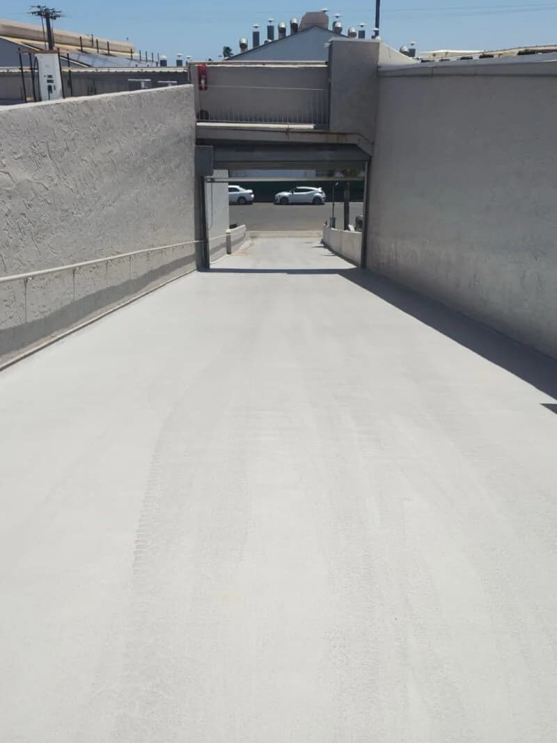 AVM System 620 coat applied to upper deck area at JN Chevrolet