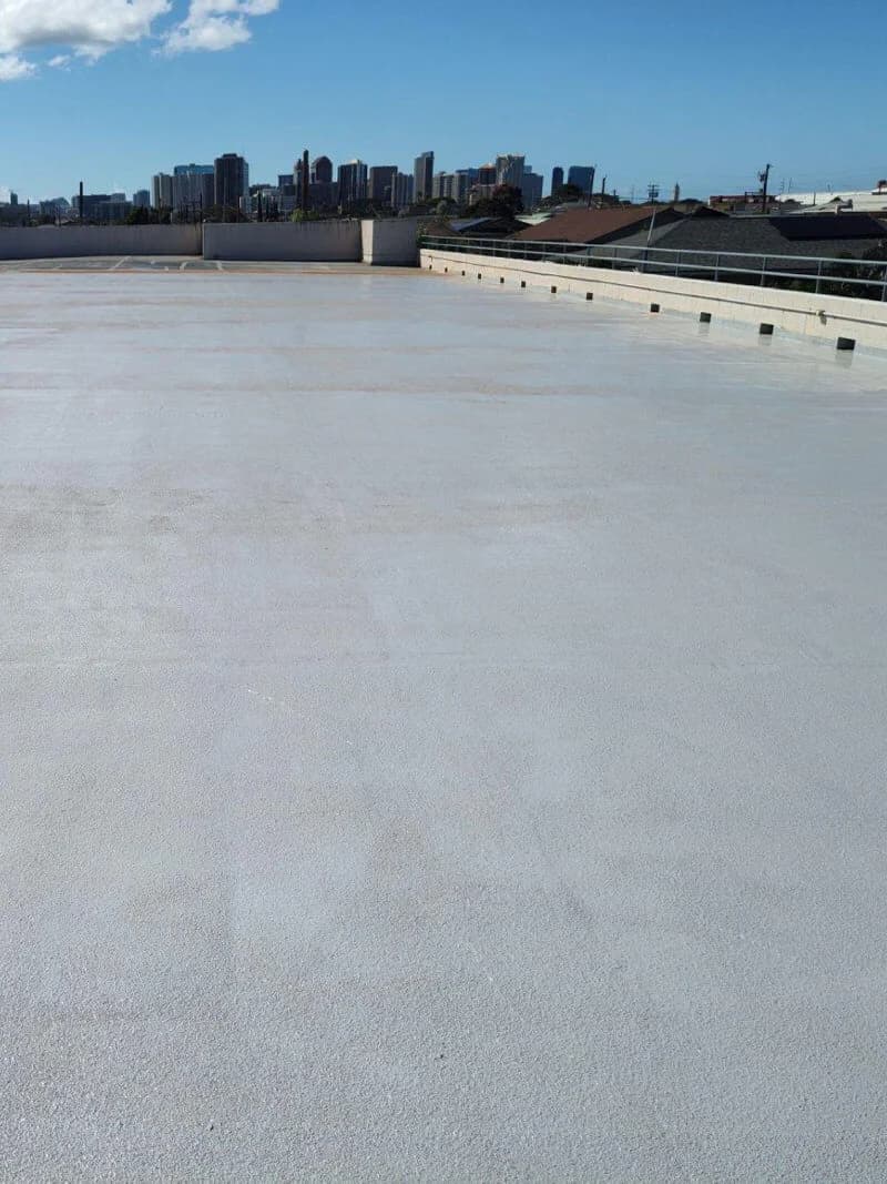 AVM System 620 coat applied to upper deck area at Honolulu Ford