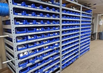 Air Controls state-of-the-art HVAC fabrication shop floor in Billings, MT.