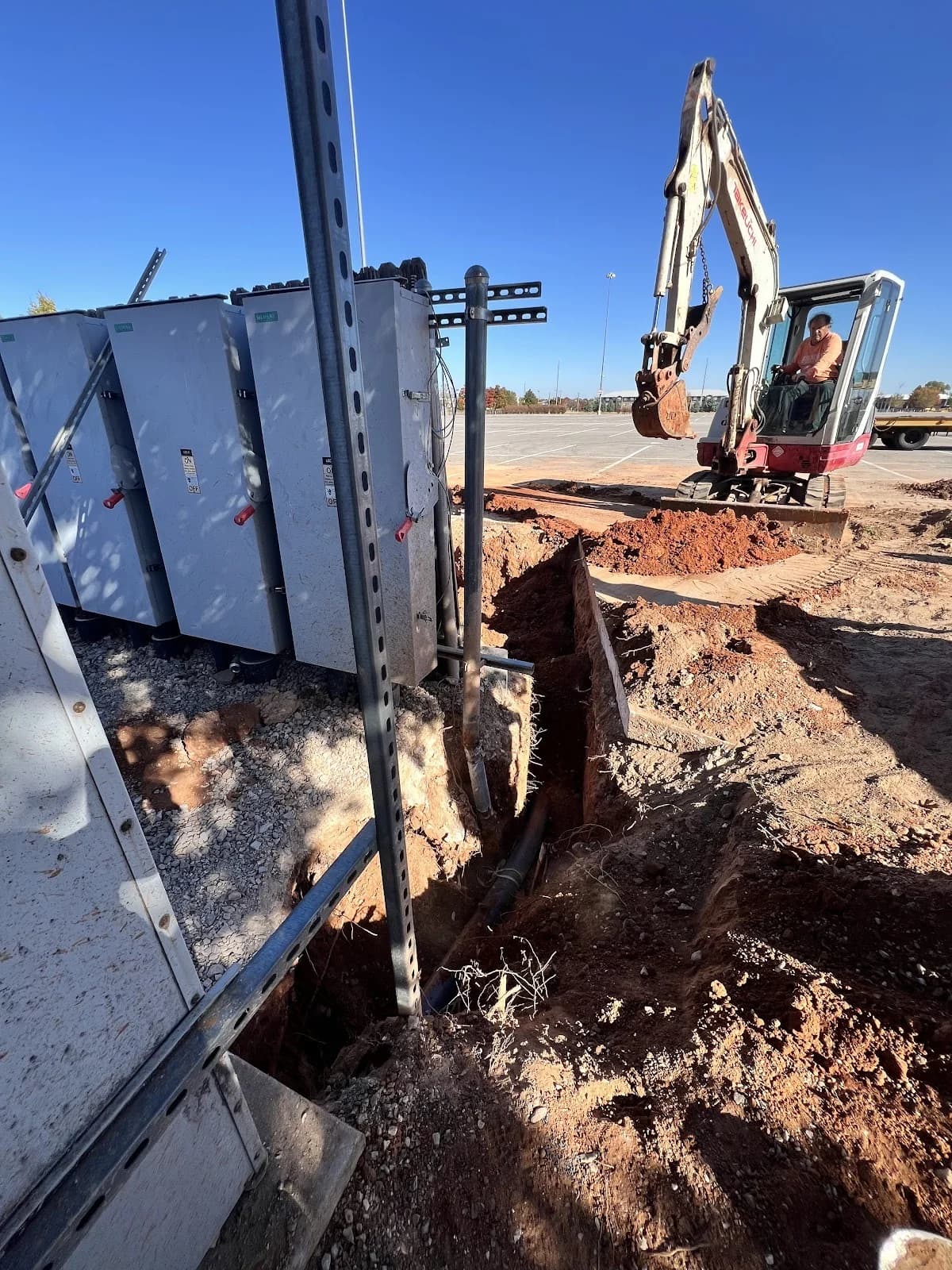 open cut trenching excavation Oklahoma directional boring contractor site work