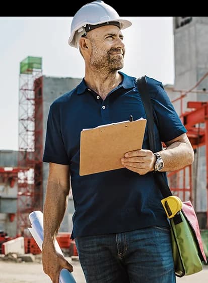 Photo of construction worker