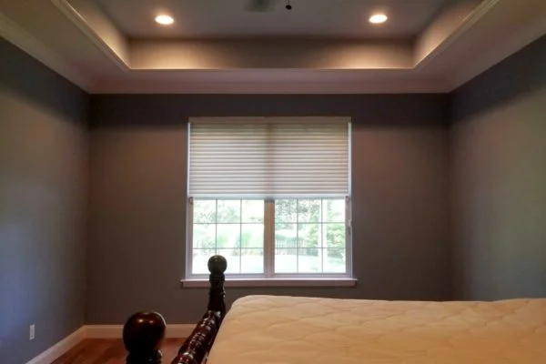 Precision Painting Plus residential house interior bedroom painting after