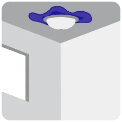 ceiling water damage icon