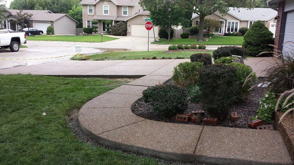 Exposed Aggregate Walkways