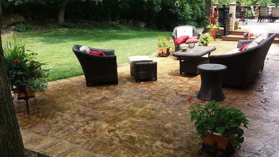 Colored Concrete Patios