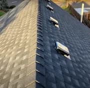 newly installed roof by Logan Roofers in Cache County