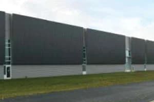 commercial metal building with insulated metal wall panels