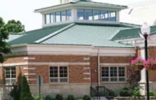 commercial metal building with standing seam metal roof