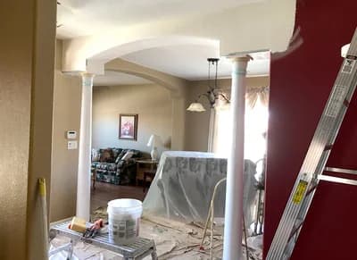 Second coat of drywall joint compound