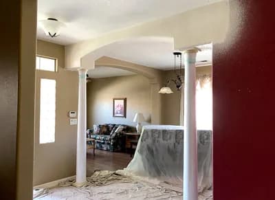 Drywall Finished texture Orange Peel